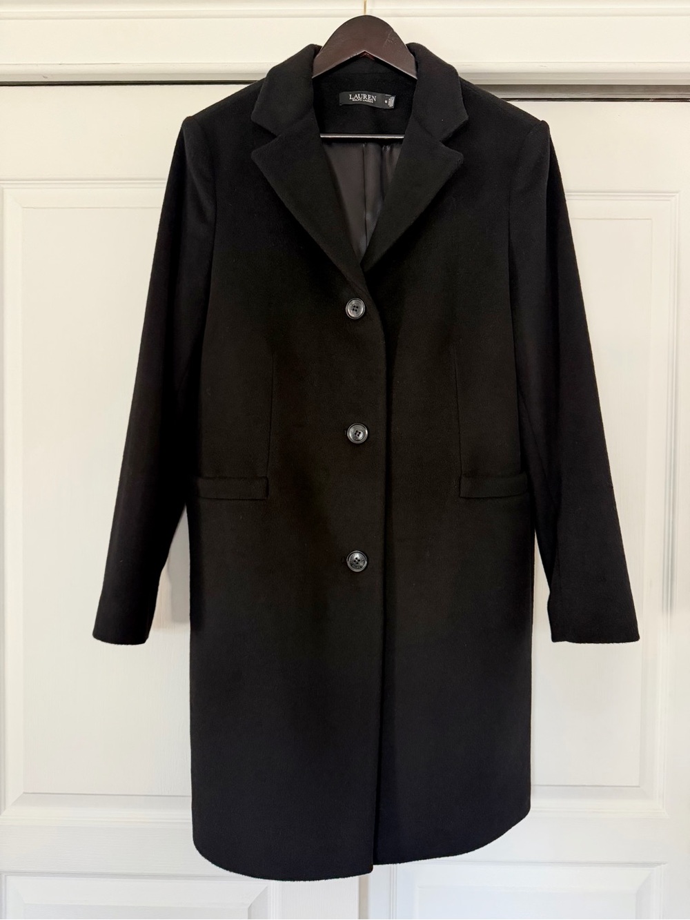 Lauren Ralph Lauren Women's Wool-Blend Reefer Coat
